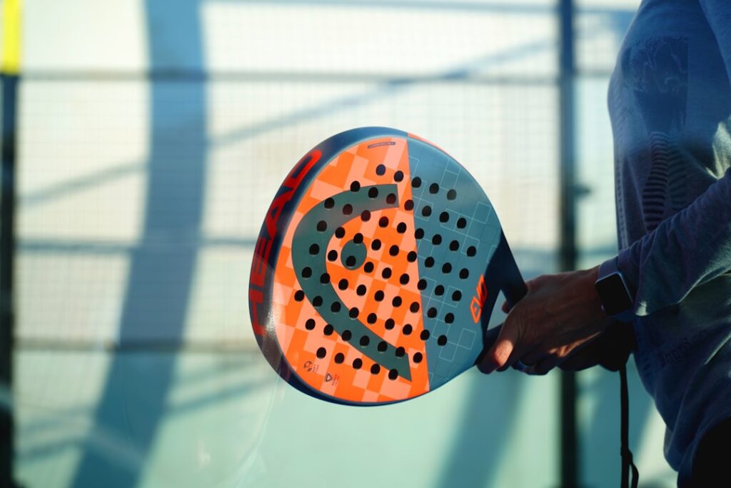 voleio de controle padel